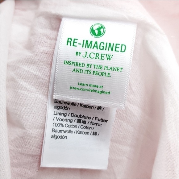 J CREW Hibiscus Floral Puff Sleeve Midi Dress Sz 14 - Picture 11 of 11